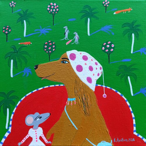 Bon Voyage by Katrina Avotina, Painting for Sale on Singulart