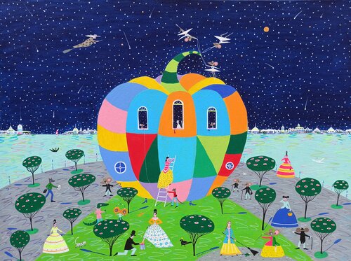 Hocus-Pocus di Katrina Avotina, Pittura in vendita su Singulart