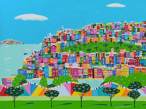 Take A Moment To Relax von Katrina Avotina, Malerei kaufen auf Singulart