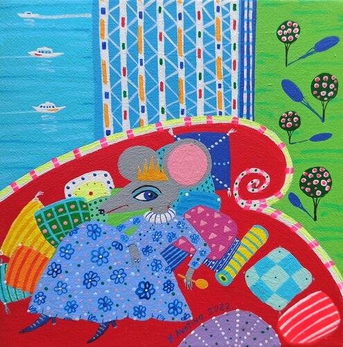 Princess Comfy van Katrina Avotina, Schilderij te koop op Singulart