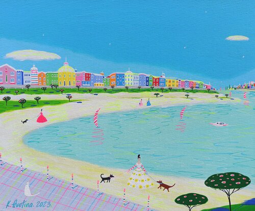 Dreaming Of The Summertime von Katrina Avotina, Malerei kaufen auf Singulart