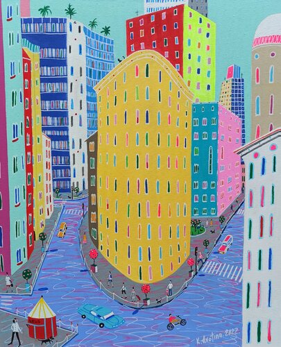 In The Heart Of Everything van Katrina Avotina, Schilderij te koop op Singulart