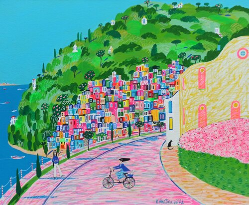 Bella Vita! van Katrina Avotina, Schilderij te koop op Singulart