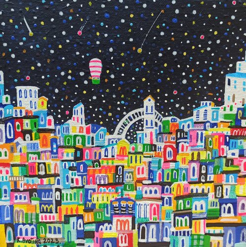 Message From The Stars by Katrina Avotina, Painting for Sale on Singulart