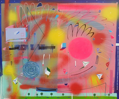 Universe In Chaos von Katrina Avotina, Malerei kaufen auf Singulart