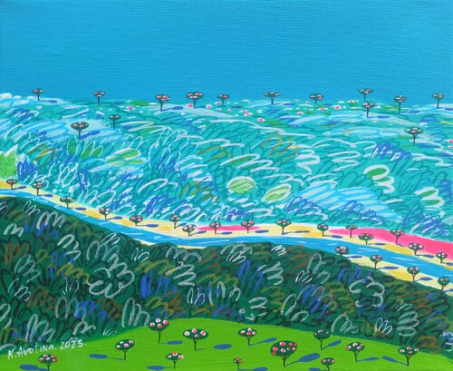 There's No One Around van Katrina Avotina, Schilderij te koop op Singulart