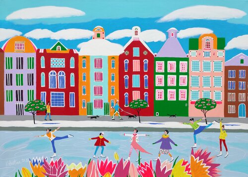A Whisper Of Magic In The Dutch Spring van Katrina Avotina, Schilderij te koop op Singulart