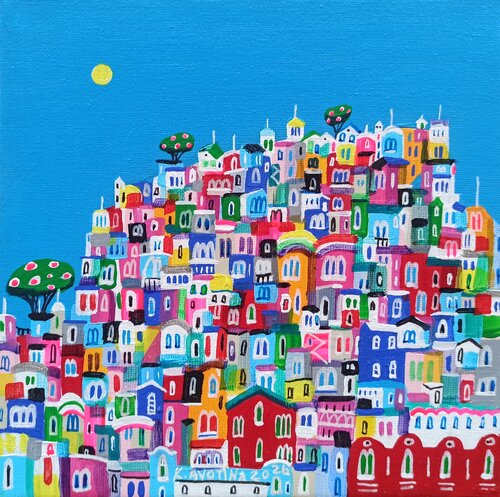 The Sun Kissed Town von Katrina Avotina, Malerei kaufen auf Singulart