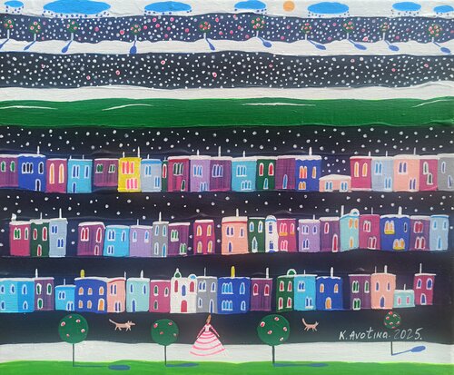 Layers Of A Dream by Katrina Avotina, Painting for Sale on Singulart