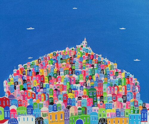 Upward To The Light by Katrina Avotina, Painting for Sale on Singulart