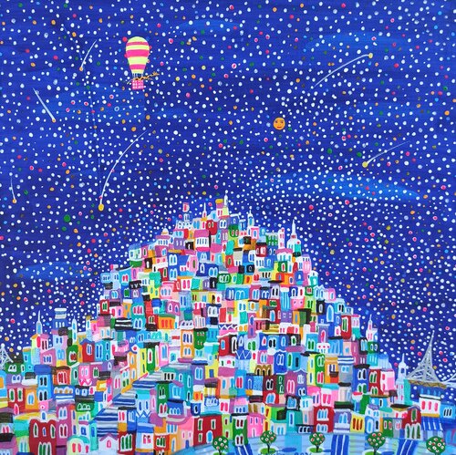 Beneath A Million Stars de Katrina Avotina, Pintura a la venta en Singulart