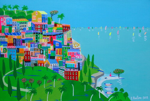 A Blink Of The Summer Sun van Katrina Avotina, Schilderij te koop op Singulart