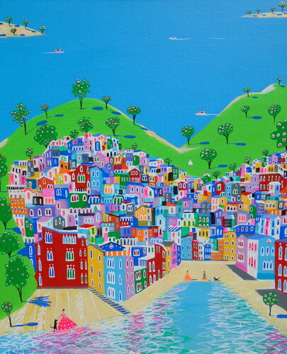 Far & Beyond di Katrina Avotina, Pittura in vendita su Singulart