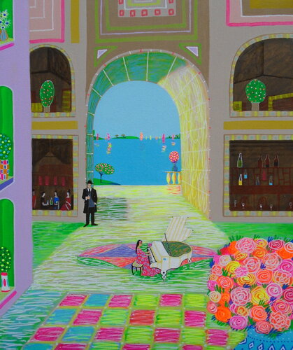 The Girl's Song di Katrina Avotina, Pittura in vendita su Singulart