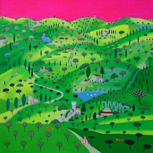 Kingdom Of Light di Katrina Avotina, Pittura in vendita su Singulart