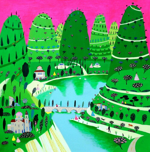 Like In A Fairy Tale di Katrina Avotina, Pittura in vendita su Singulart