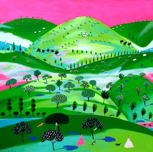 The Effect Of Sunlight di Katrina Avotina, Pittura in vendita su Singulart