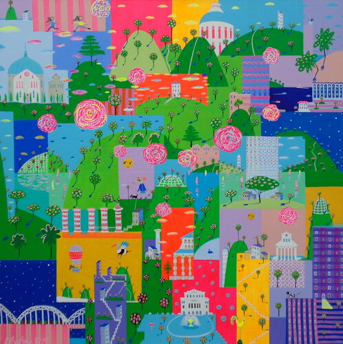 When The Whole World Belongs To You van Katrina Avotina, Schilderij te koop op Singulart