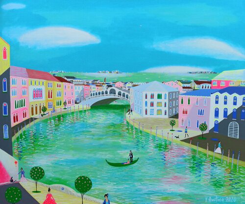 It's You & Me di Katrina Avotina, Pittura in vendita su Singulart
