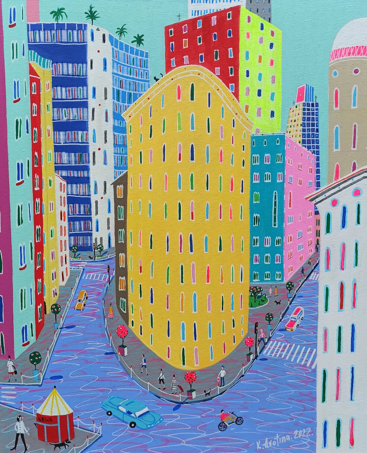 In The Heart Of Everything Katrina Avotina Originalgemälde zu verkaufen