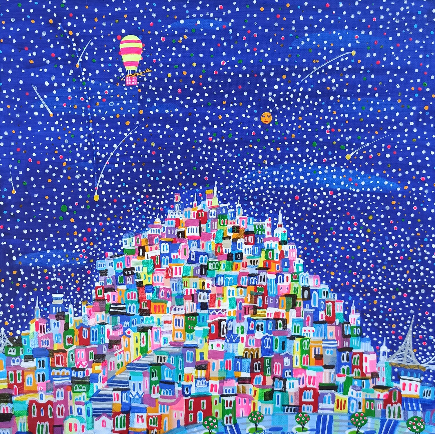 Beneath A Million Stars Katrina Avotina Pintura original en venta