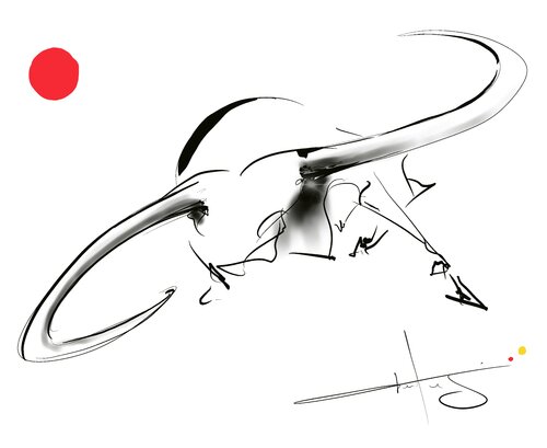 Mi toro von Fernando Suárez Escobar, Digital kaufen auf Singulart