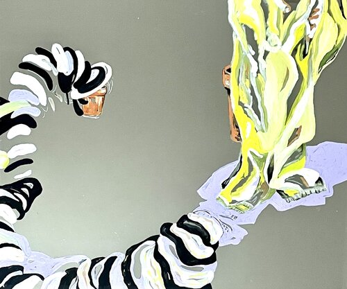 Made Ya Look, Made You Look, Look I Made You de Hilary Tait Norod, Pintura a la venta en Singulart