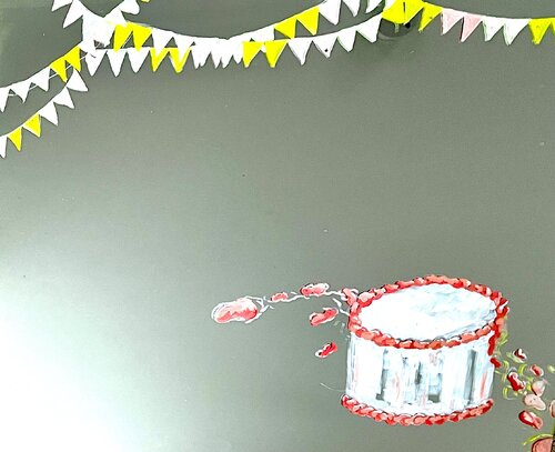 It's Called Birthday, Not Bornday de Hilary Tait Norod, Pintura a la venta en Singulart