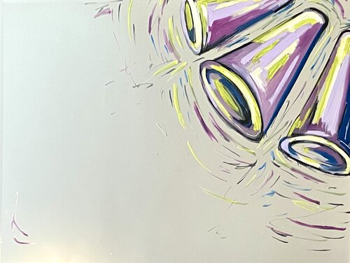 You're The Purple In Me de Hilary Tait Norod, Pintura a la venta en Singulart