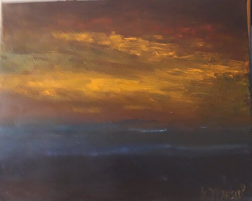 Nocturne van Eliane Ypersiel, Schilderij te koop op Singulart