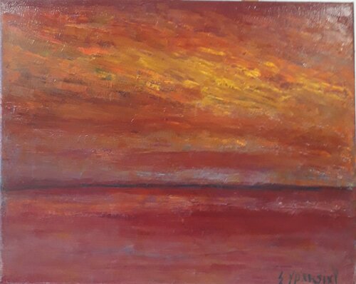 Ciel dantesque van Eliane Ypersiel, Schilderij te koop op Singulart