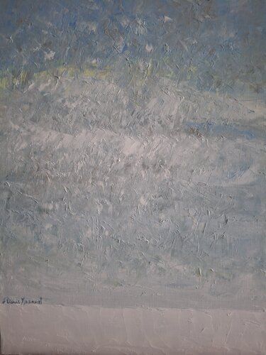 Tombe la neige van Eliane Ypersiel, Schilderij te koop op Singulart