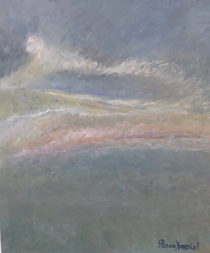 Ciel partagé von Eliane Ypersiel, Malerei kaufen auf Singulart