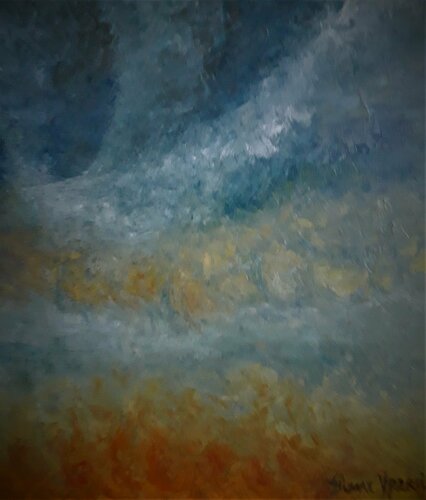 Réflexion céleste van Eliane Ypersiel, Schilderij te koop op Singulart