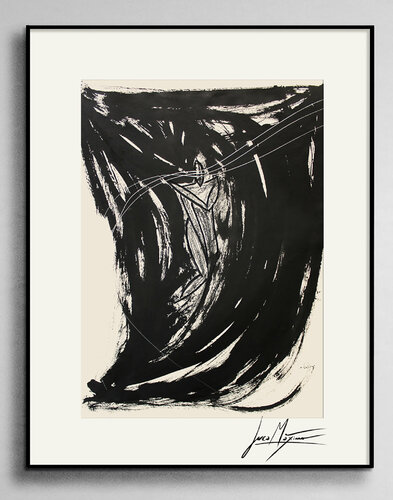 Sketch n25 – Gravity in Reverse (Original Drawing – Hand Painted 1/1) par Juca Maximo, Dessin en vente sur Singulart