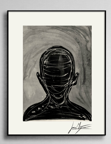 Sketch n2 – The Body Remembers (Original Drawing – Hand Painted 1/1) by Juca Maximo, Drawing for Sale on Singulart