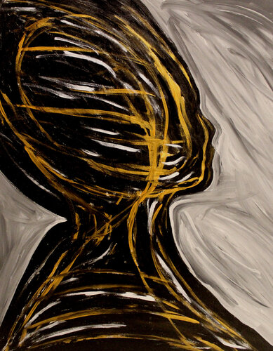 Absence XIII – The Shape of What Cannot Be Said (Original Series – Hand Painted) von Juca Maximo, Malerei kaufen auf Singulart