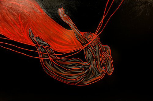 Energy VII – The Surge (Original Series – Hand Painted) di Juca Maximo, Altri media in vendita su Singulart