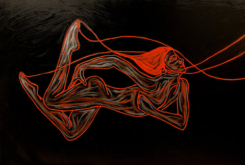 Energy VIII – The Pulse (Original Series – Hand Painted) de Juca Maximo, Otros medios a la venta en Singulart