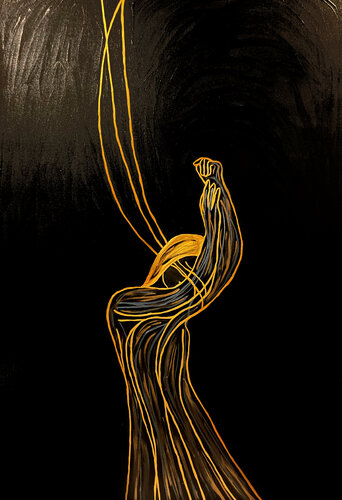 Energy IV – The Rise Within (Original Series – Hand Painted) di Juca Maximo, Altri media in vendita su Singulart