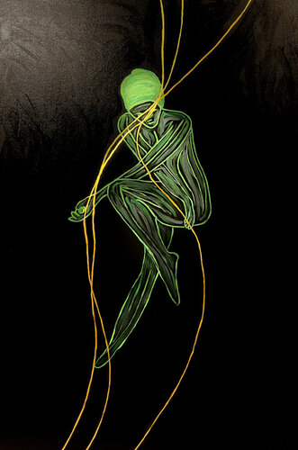 Energy XV – The Pause Between Storms (Original Series – Hand Painted) van Juca Maximo, Andere media te koop op Singulart