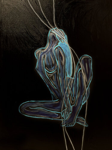 Energy XIII – The Pulse Within (Original Series – Hand Painted) van Juca Maximo, Andere media te koop op Singulart