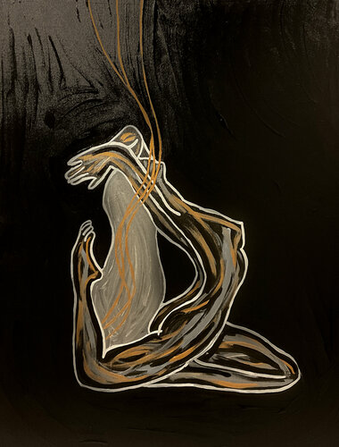 Energy XXIV – The Core Unfolded (Original Series – Hand Painted) di Juca Maximo, Altri media in vendita su Singulart
