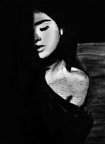Ink Your Skin III – Light That Refused to Leave (Limited Edition – Hand-Finished 3/9) par Juca Maximo, Peinture en vente sur Singulart