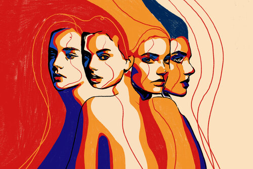 Write Your Story VI – The Women Within (Limited Edition 1/9 - Work painted by hand) par Juca Maximo, Peinture en vente sur Singulart