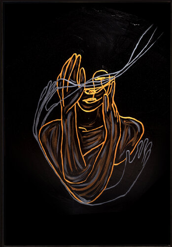 Energy XXX – The Eyes Within (Original Series – Hand Painted) di Juca Maximo, Altri media in vendita su Singulart