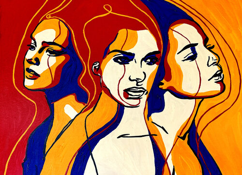 Write Your Story VII – Becoming the Echo of Inner Voices (Original Series – Hand Painted) par Juca Maximo, Peinture en vente sur Singulart