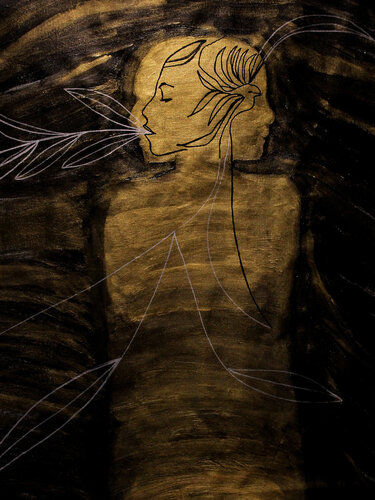 Duality – Between Light and Shadow (Limited Edition 1/9 – Work painted by hand) di Juca Maximo, Altri media in vendita su Singulart