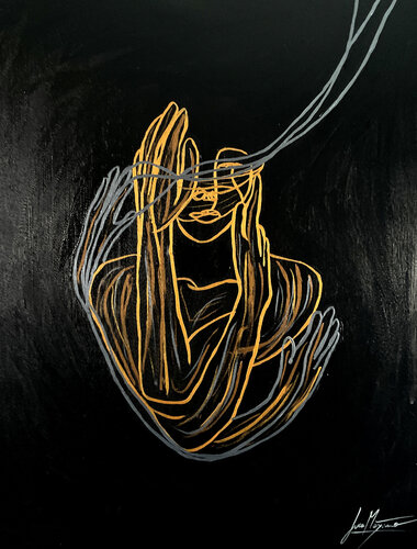 Energy XXX – The Flame That Breathes Within (Limited Edition 2/9 – Work painted by hand) par Juca Maximo, Autres supports en vente sur Singulart