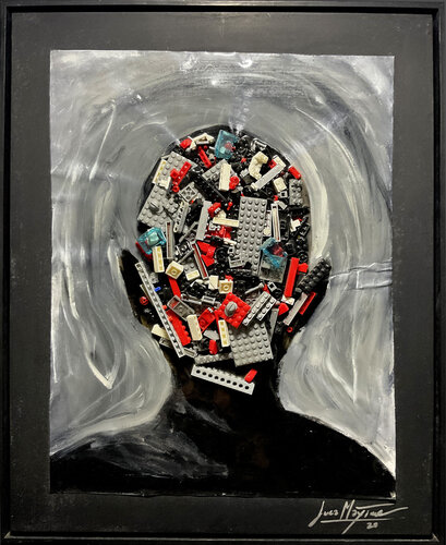 Absence – Play II: Childhood in Pieces (Original Series – Hand Painted) di Juca Maximo, Pittura in vendita su Singulart